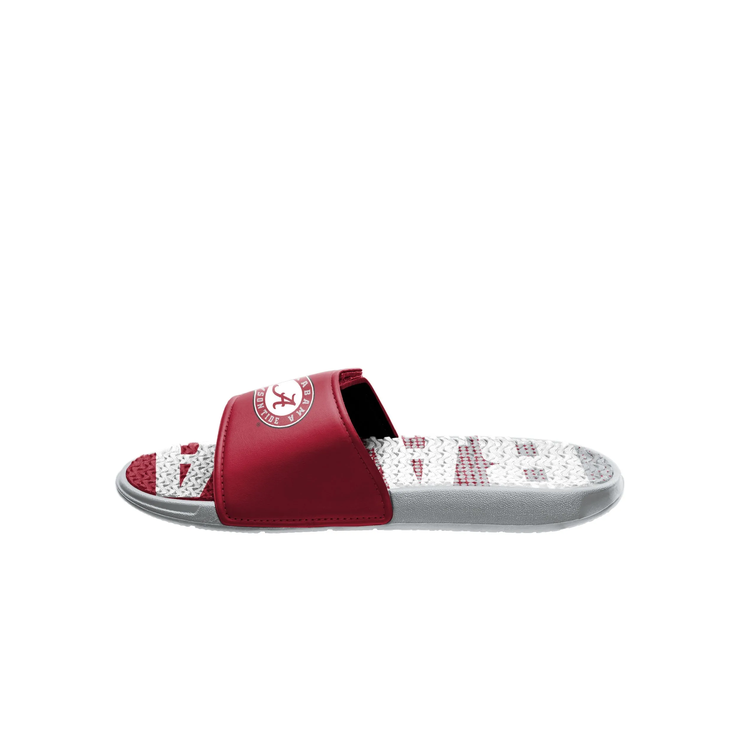 Alabama Crimson Tide NCAA Mens Gradient Wordmark Gel Slide