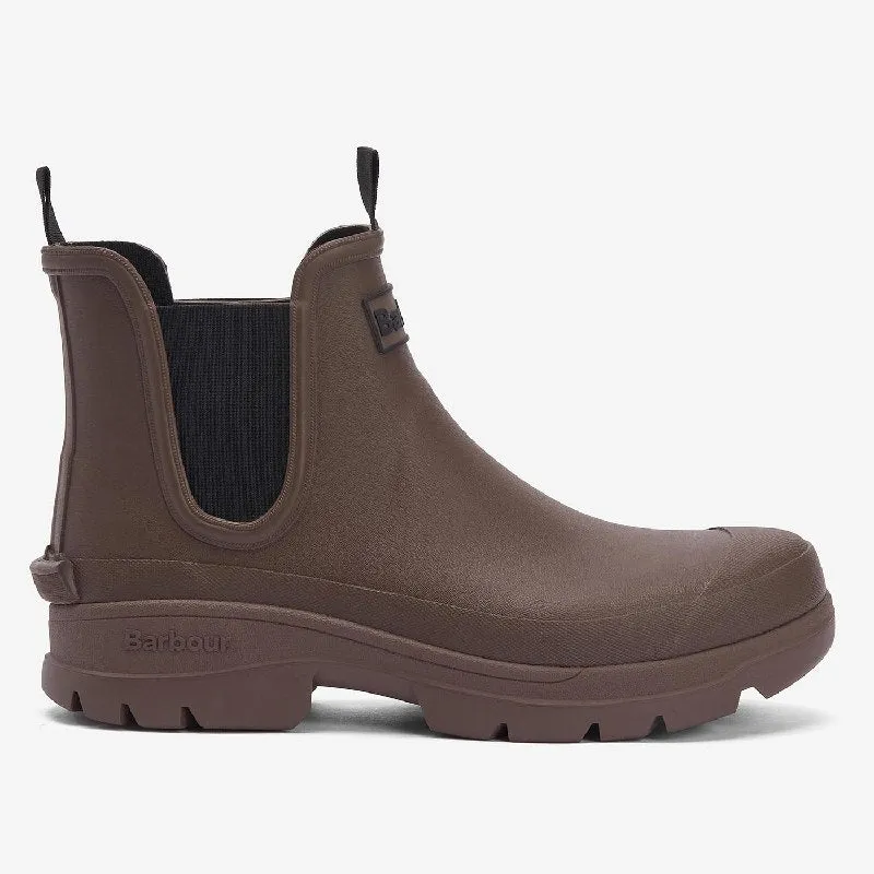 Barbour Nimbus Mens Wellington Chelsea Boot - Dark Sand