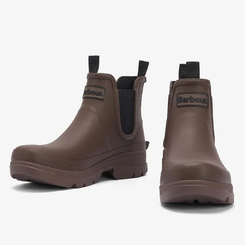 Barbour Nimbus Mens Wellington Chelsea Boot - Dark Sand