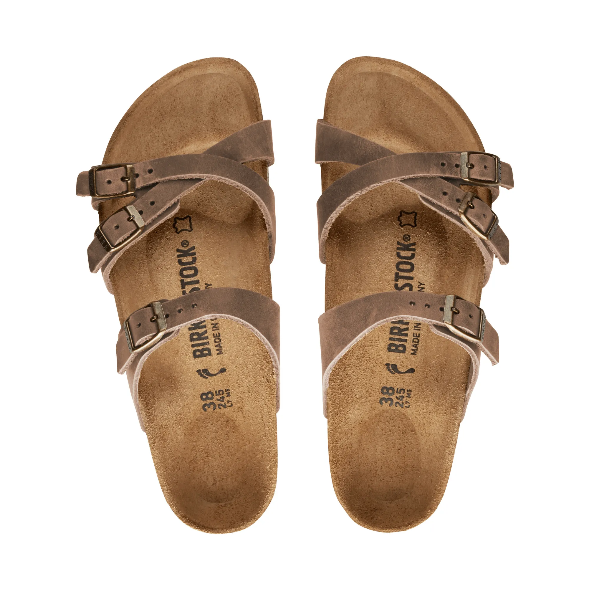 Birkenstock Franca Tobacco Oiled Leather