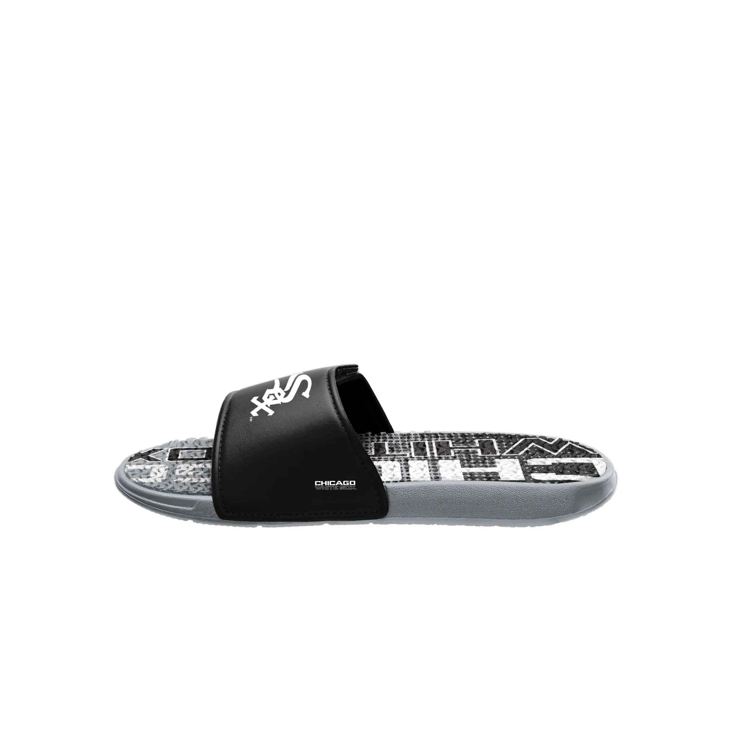 Chicago White Sox MLB Mens Gradient Wordmark Gel Slide