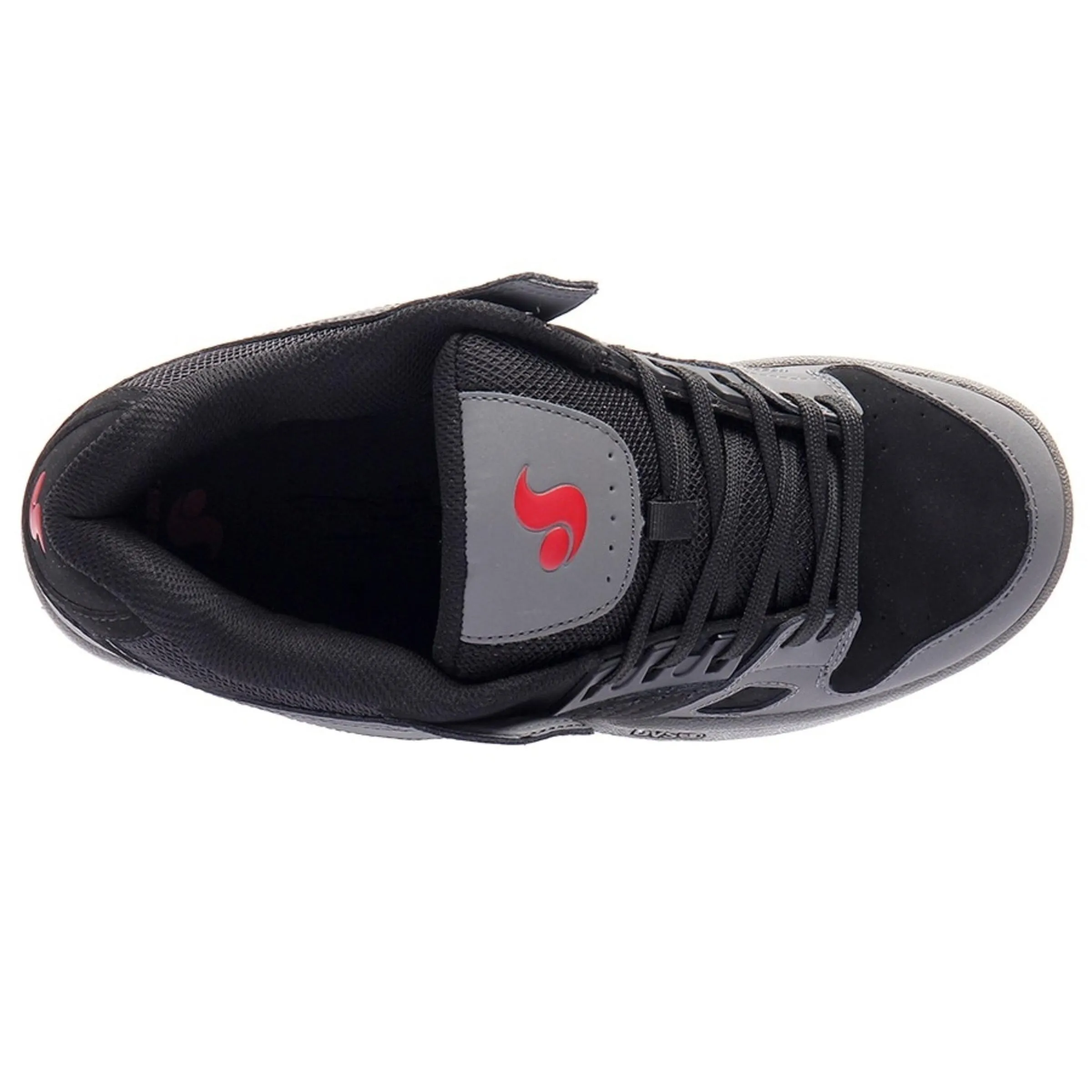 DVS Celsius Black Charcoal Red Black