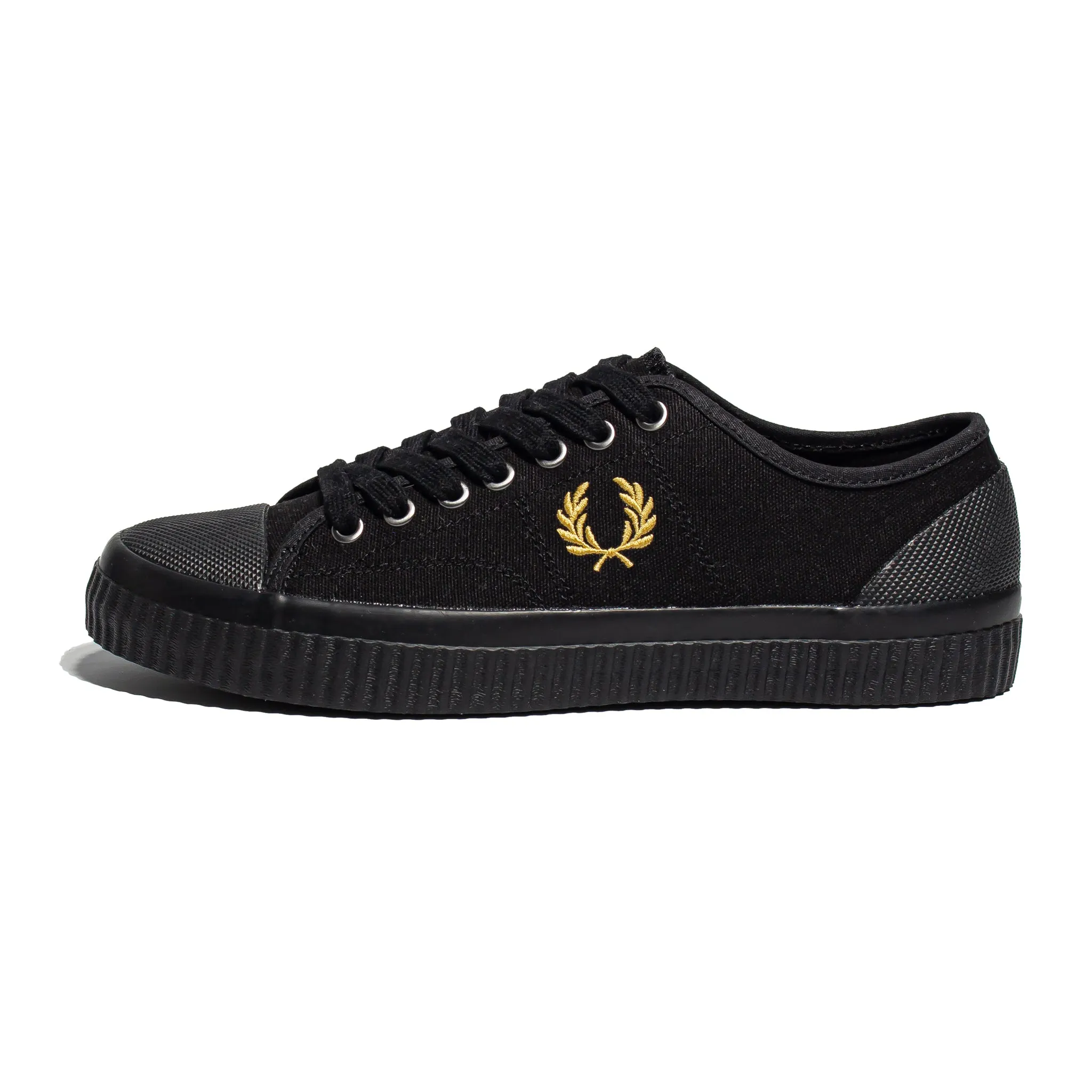 Fred Perry Hughes Low Canvas Black