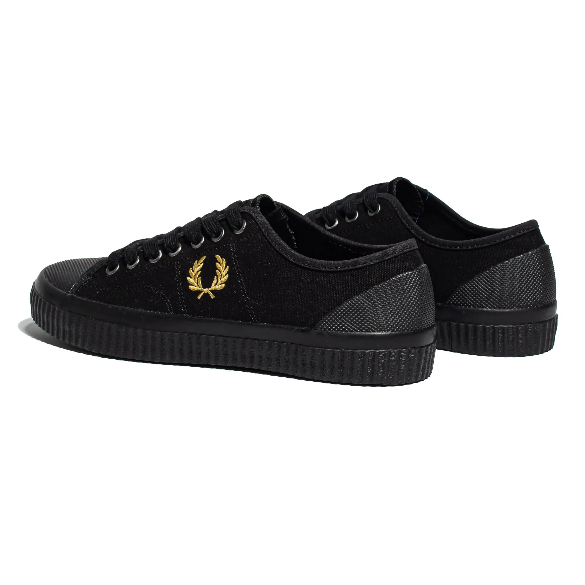 Fred Perry Hughes Low Canvas Black