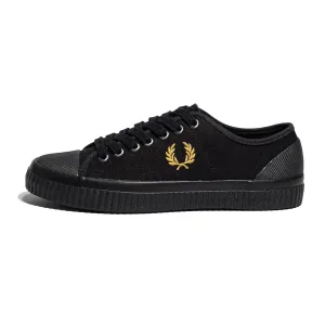 Fred Perry Hughes Low Canvas Black