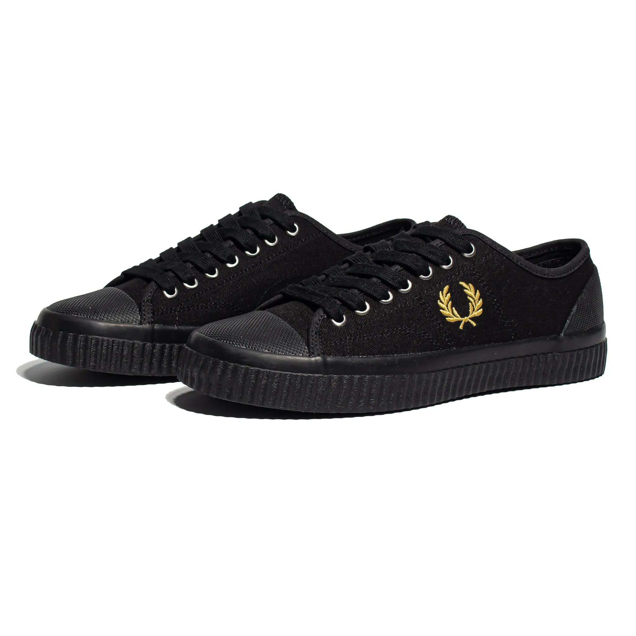 Fred Perry Hughes Low Canvas Black