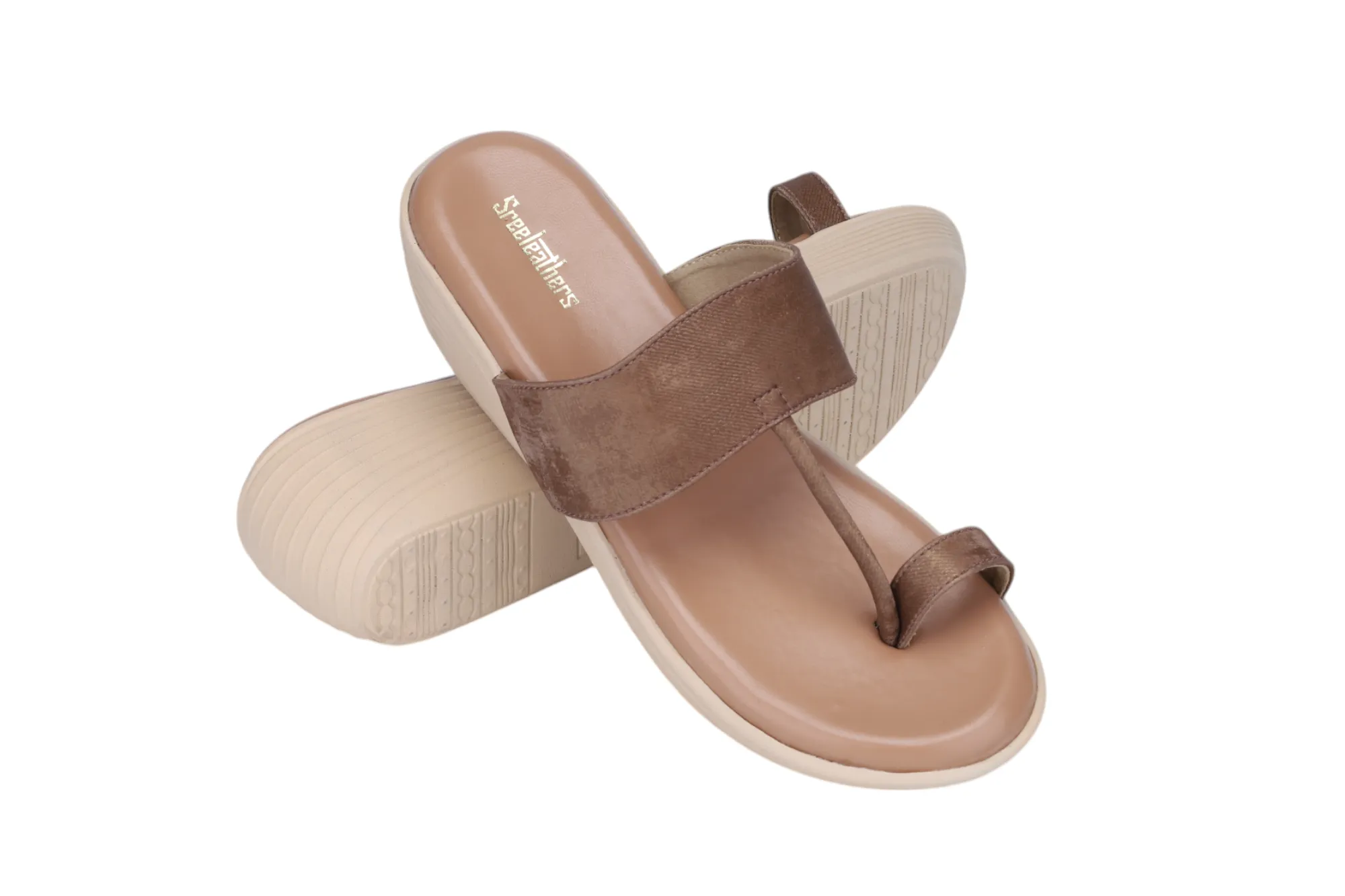 Ladies Heel Comfort Chappal 95104