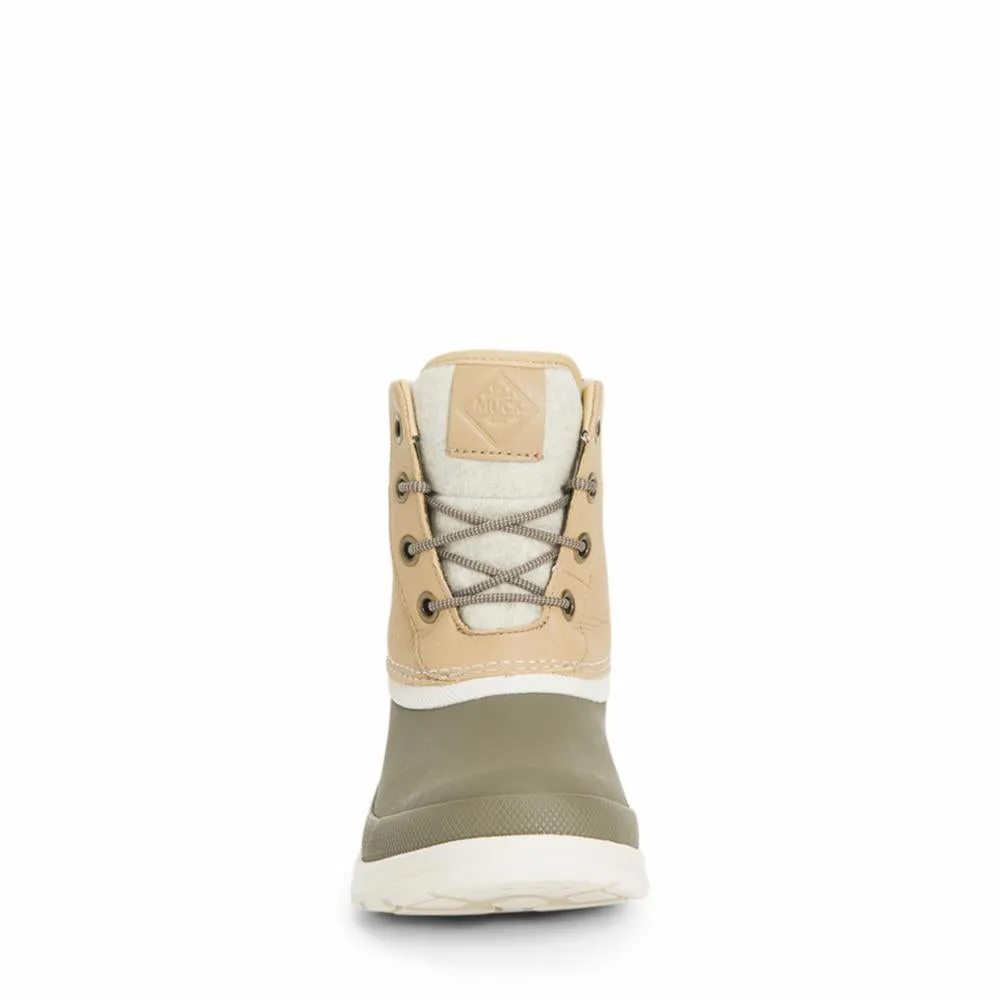 Muck Footwear Women ORIGINALS LEATHER DUCK LACE TAUPE/WALNUTLEATHER