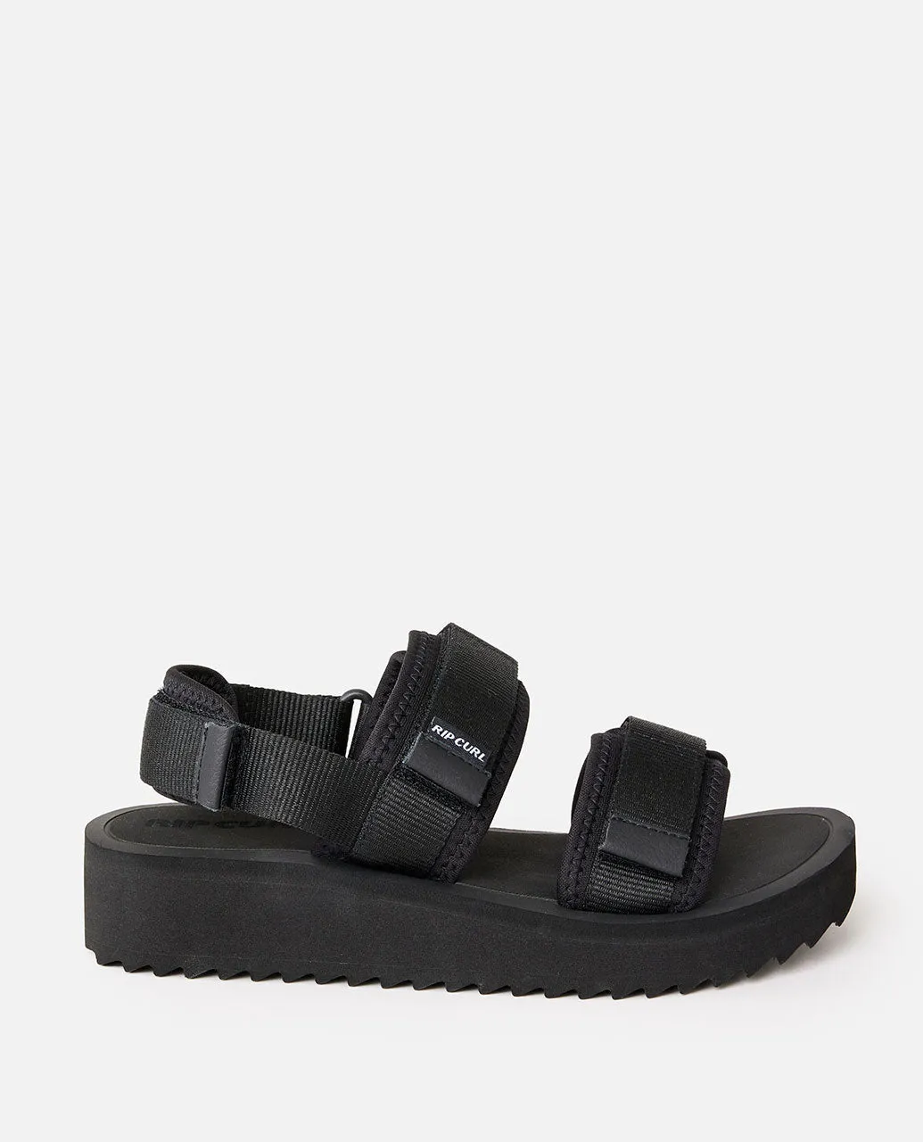 Newquay Bloom Sandals - Black