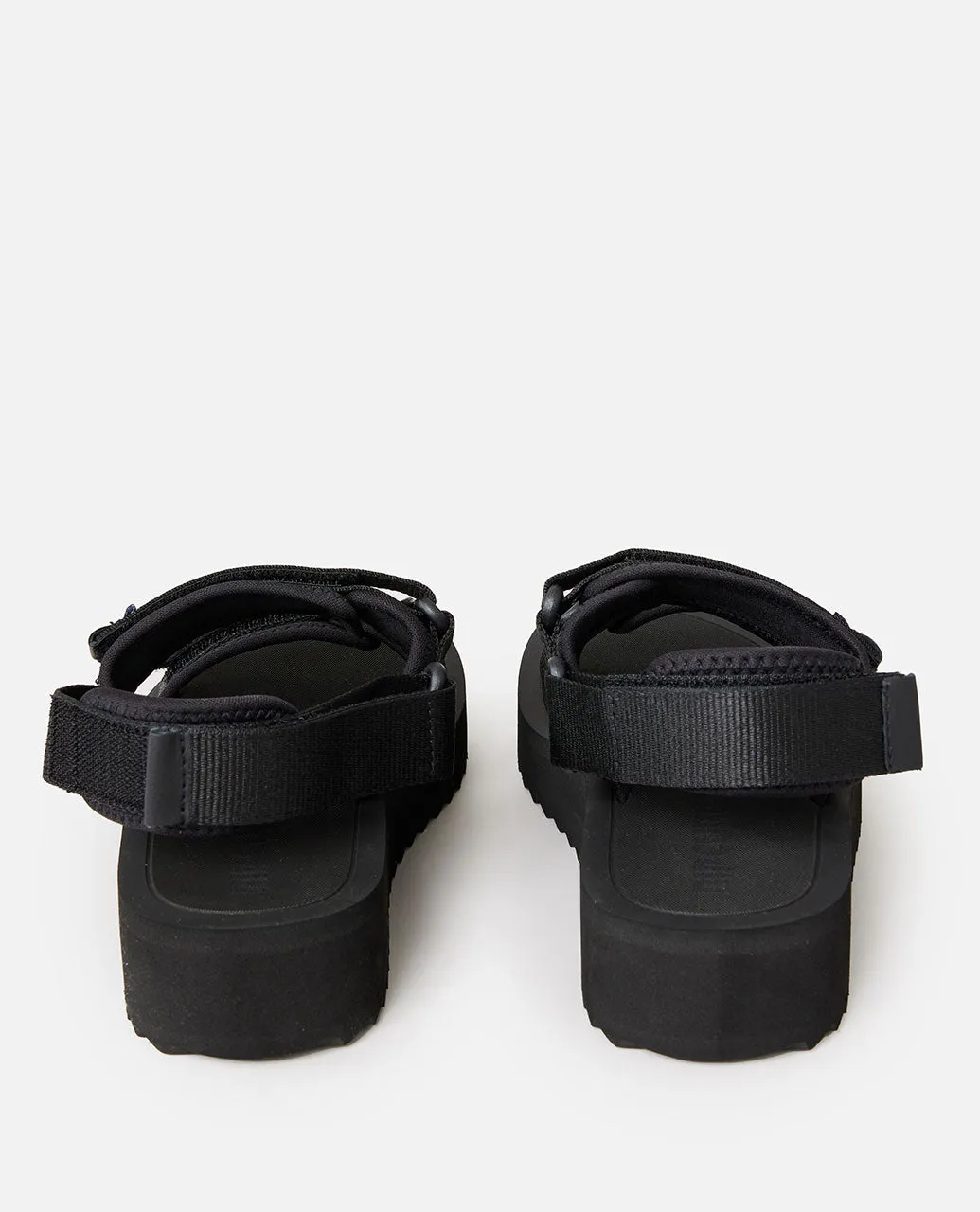 Newquay Bloom Sandals - Black