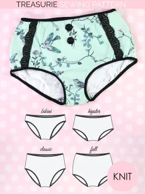 Panties Pattern ASSORTED - Womens (U305-L)