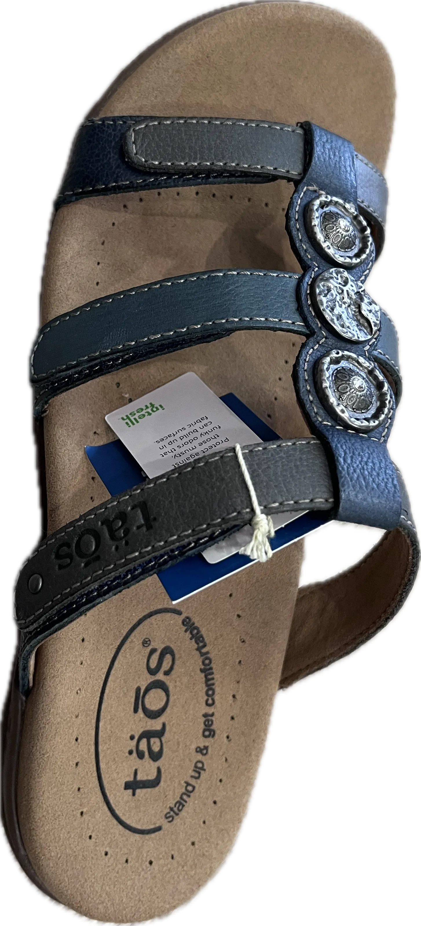 Taos Prize 4 Sandal | Blue Multi   Pewter
