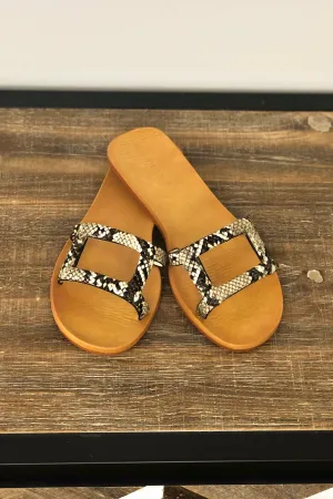 Tessa Sandals: Snake