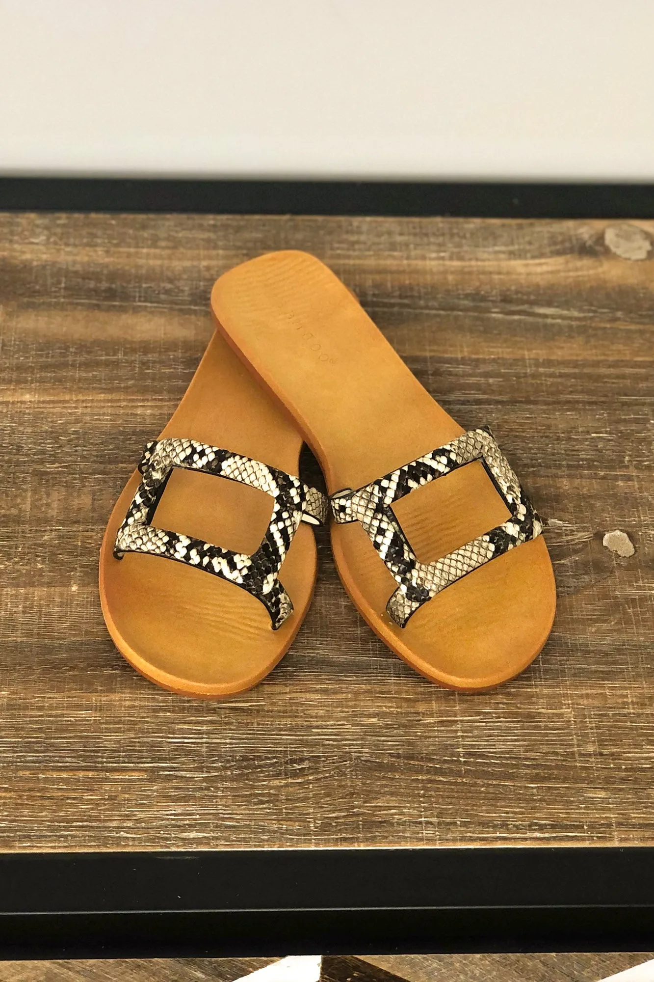 Tessa Sandals: Snake