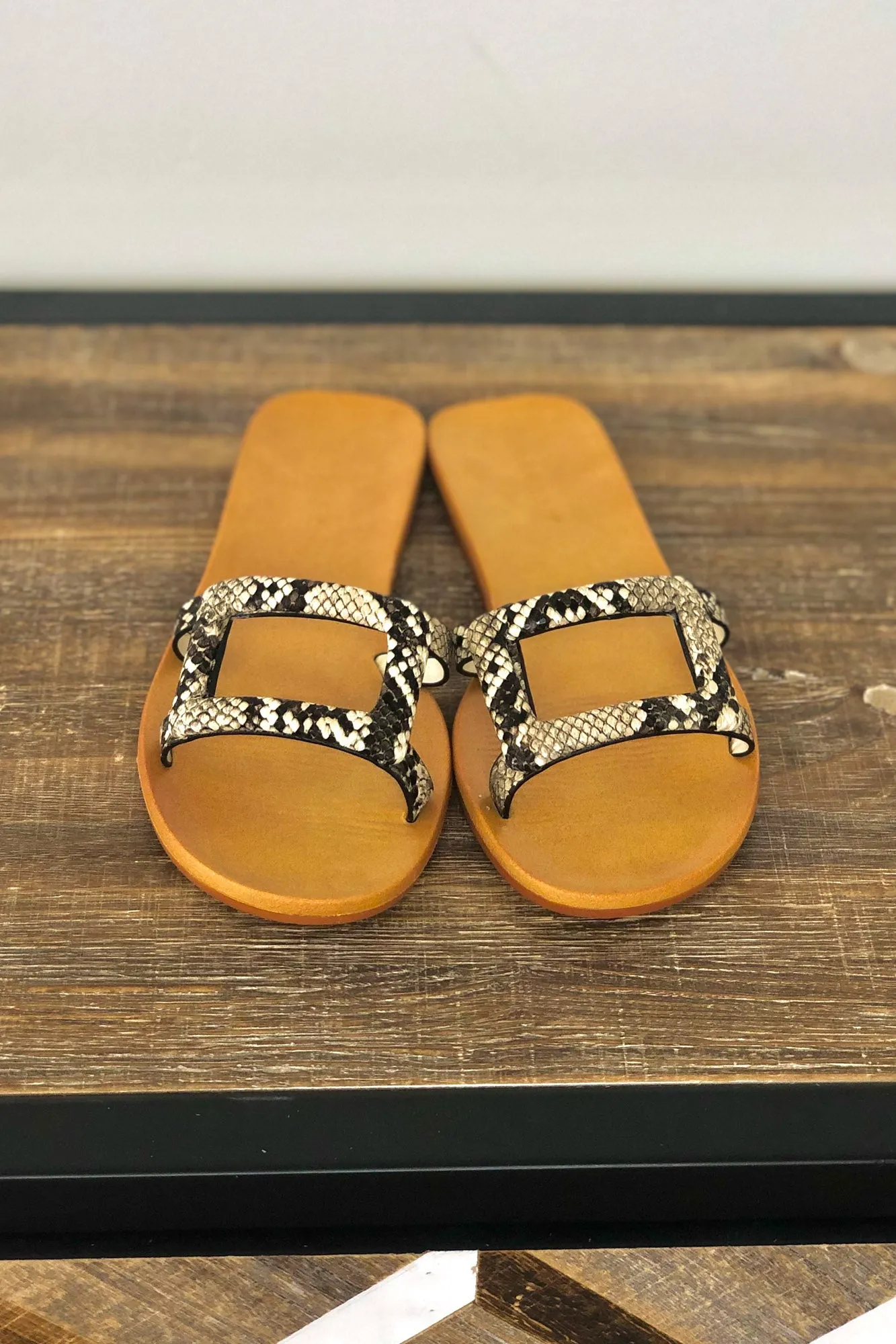 Tessa Sandals: Snake